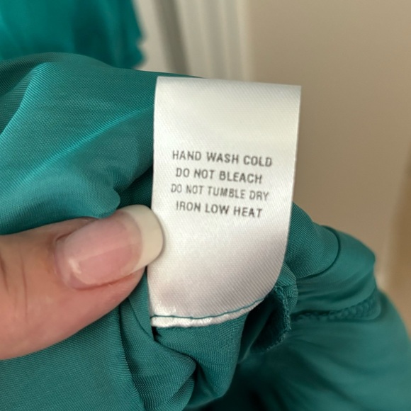 Strut & Bolt Emerald Green Ruffled Maxi Dress - Picture 6 of 7